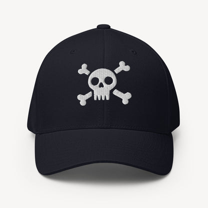 Skull - Dad Cap mit Strickmotiv