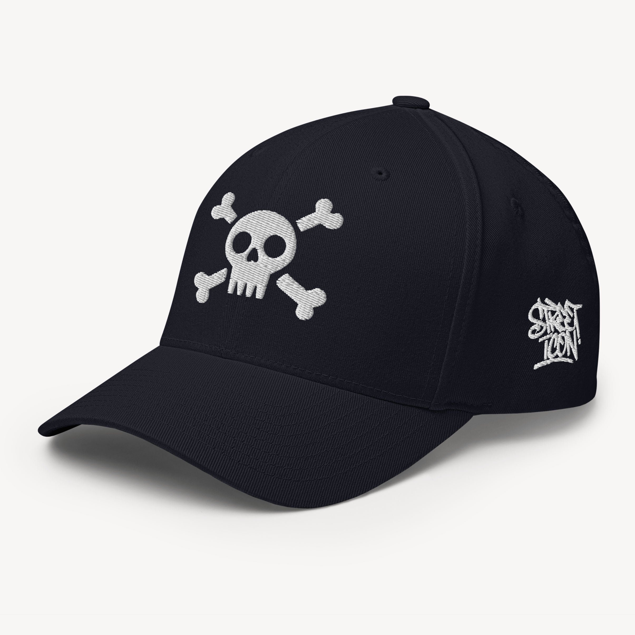 Skull - Dad Cap mit Strickmotiv - Street Icon