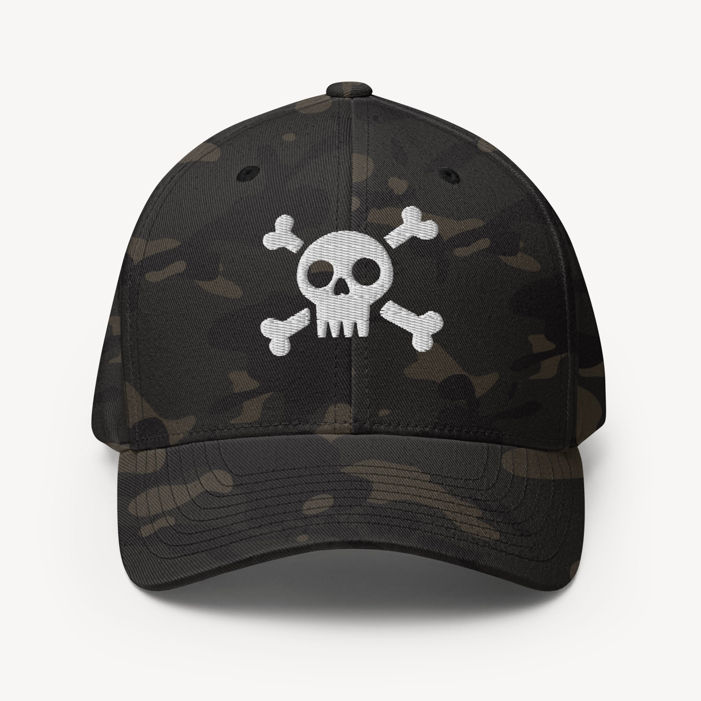 Skull - Dad Cap mit Strickmotiv - Street Icon