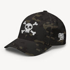 Skull - Dad Cap mit Strickmotiv - Street Icon