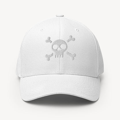 Skull - Dad Cap mit Strickmotiv