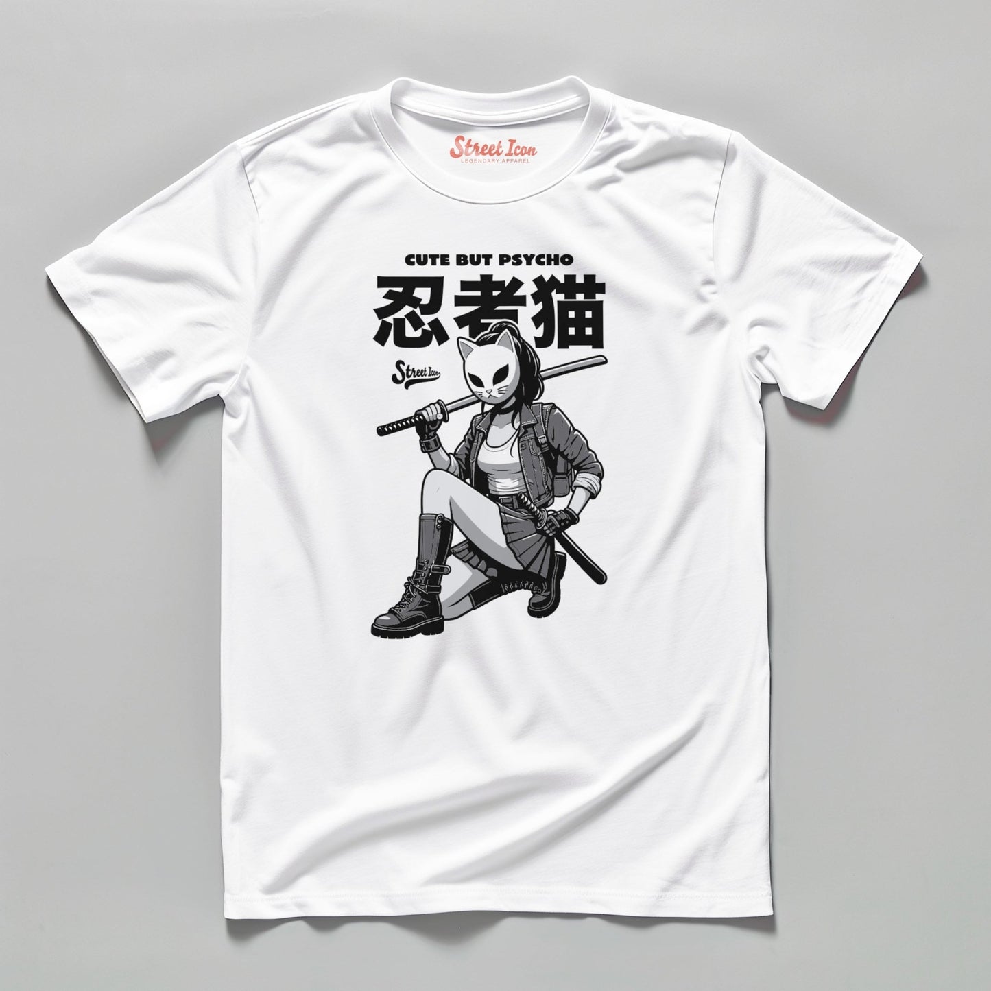 Cute Cat Ninja - Premium T - Shirt - Street Icon