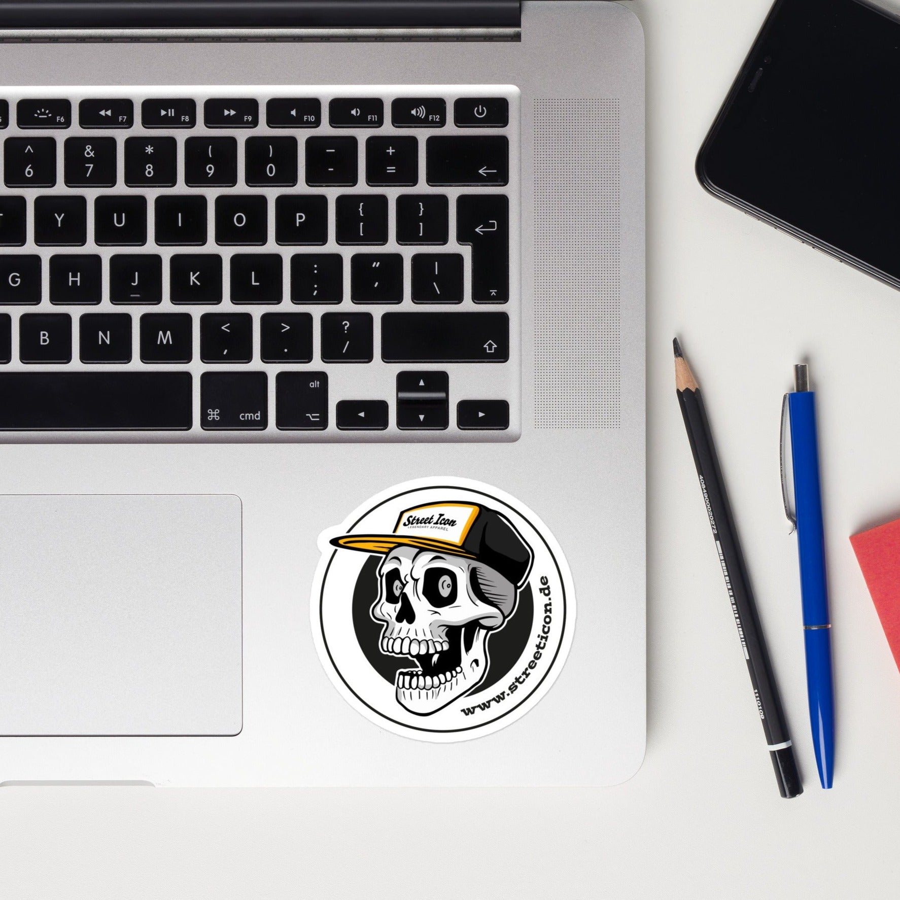 Skate Skull - Aufkleber - Street Icon