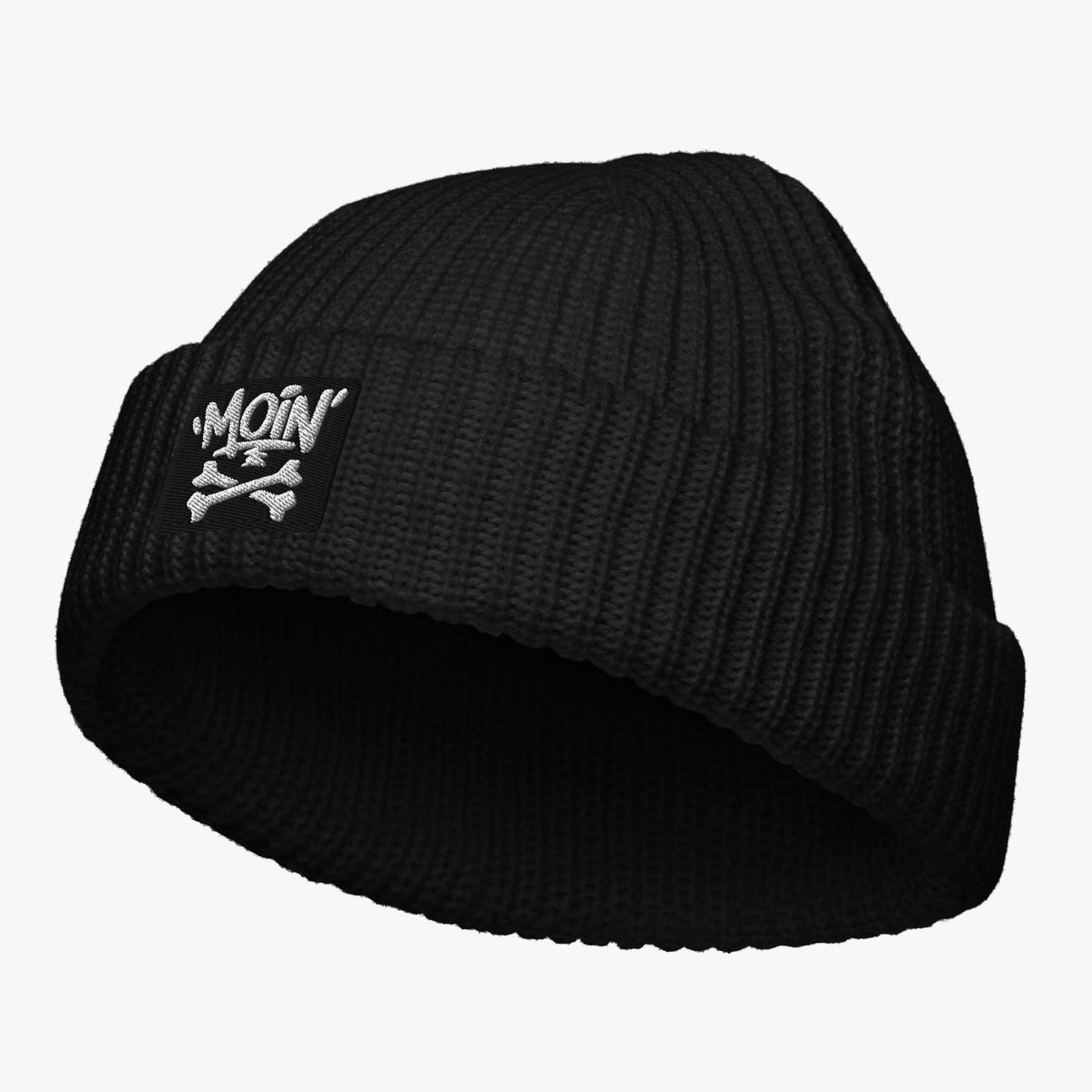 Moin X Fisherman Beanie – Schwarz
