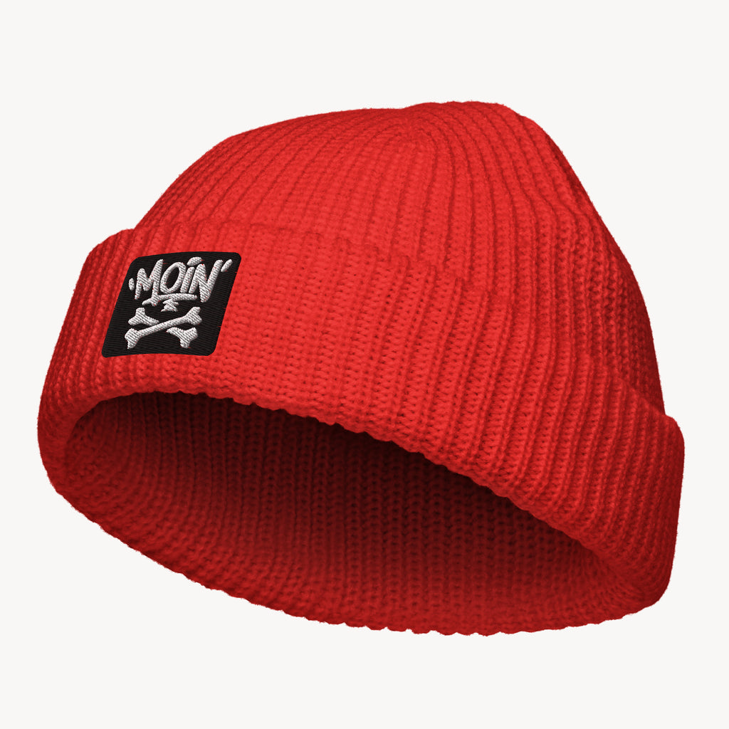 Moin X Fisherman Beanie – Rot