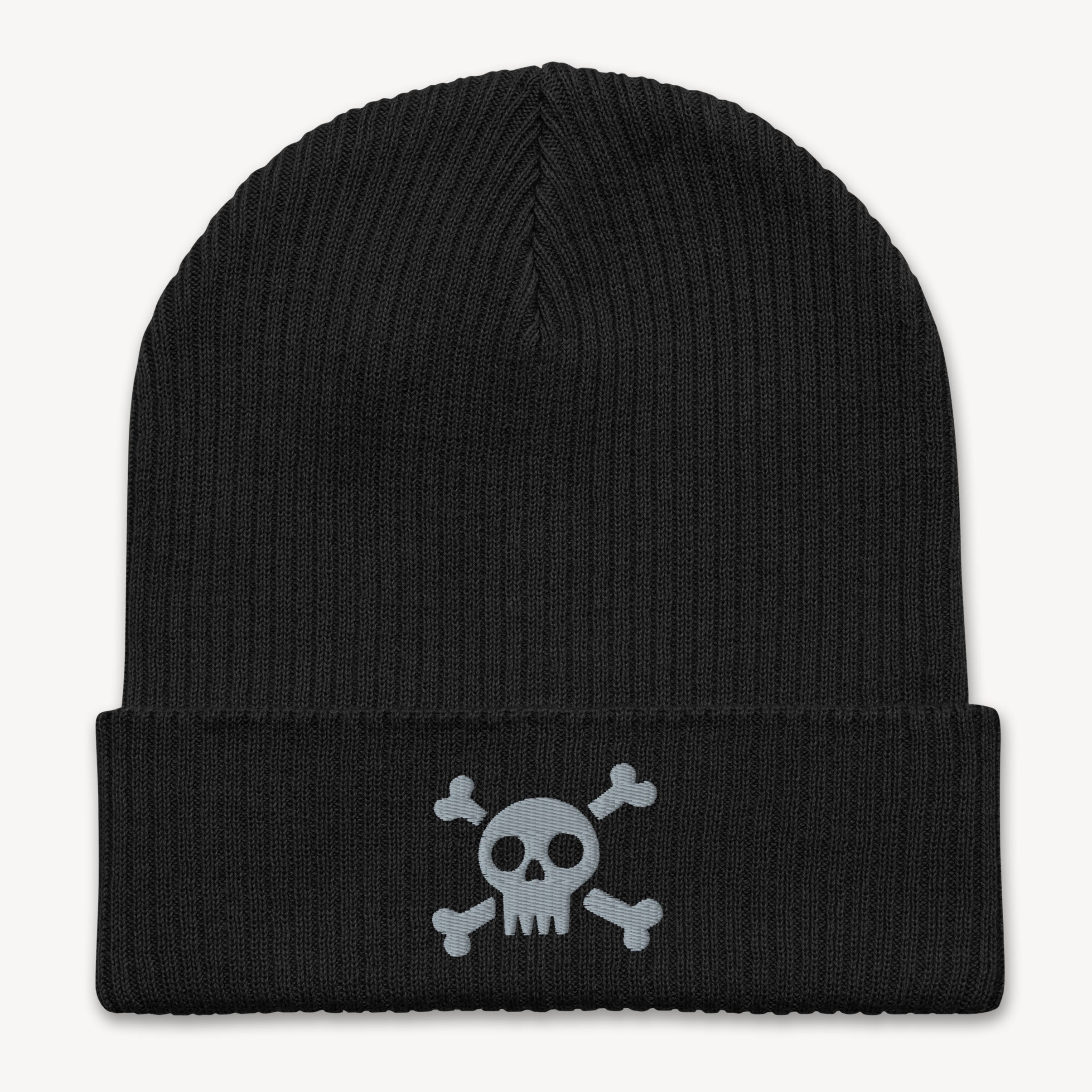 Skull - Beanie mit Stickmotiv - Street Icon