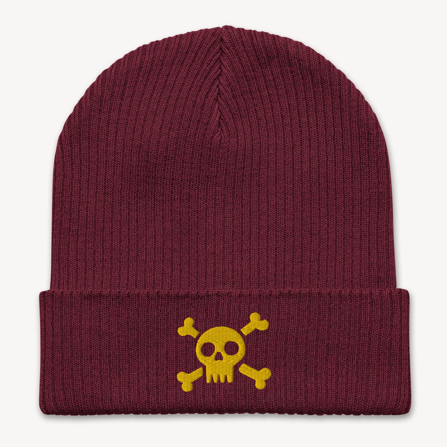 Skull - Beanie mit Stickmotiv