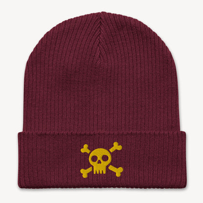 Skull - Beanie mit Stickmotiv