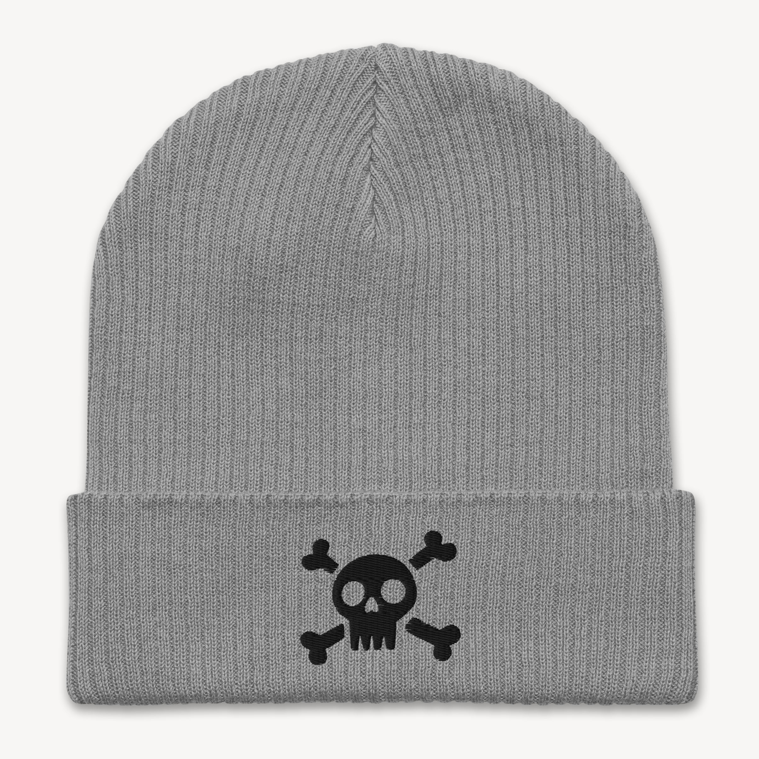 Skull - Beanie mit Stickmotiv - Street Icon