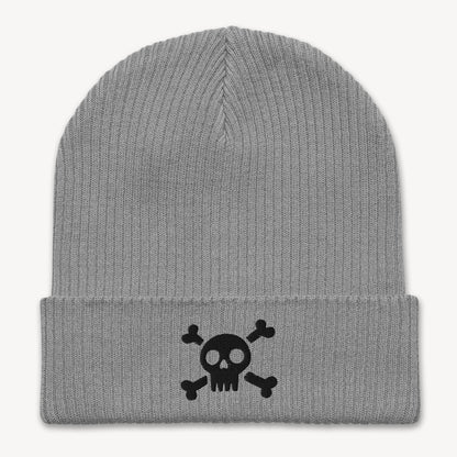 Skull - Beanie mit Stickmotiv