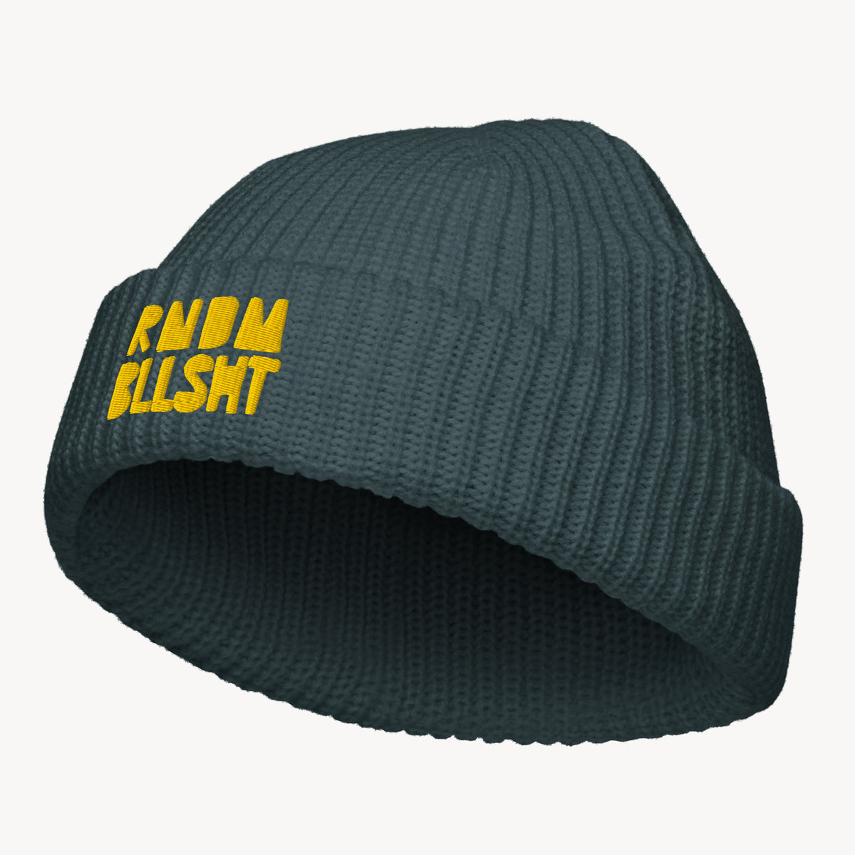 RNDM BLLSHT Fisherman Beanie – Blau