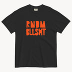 RNDM BLLSHT Print - Heavy Cotton T-Shirt – Schwarz