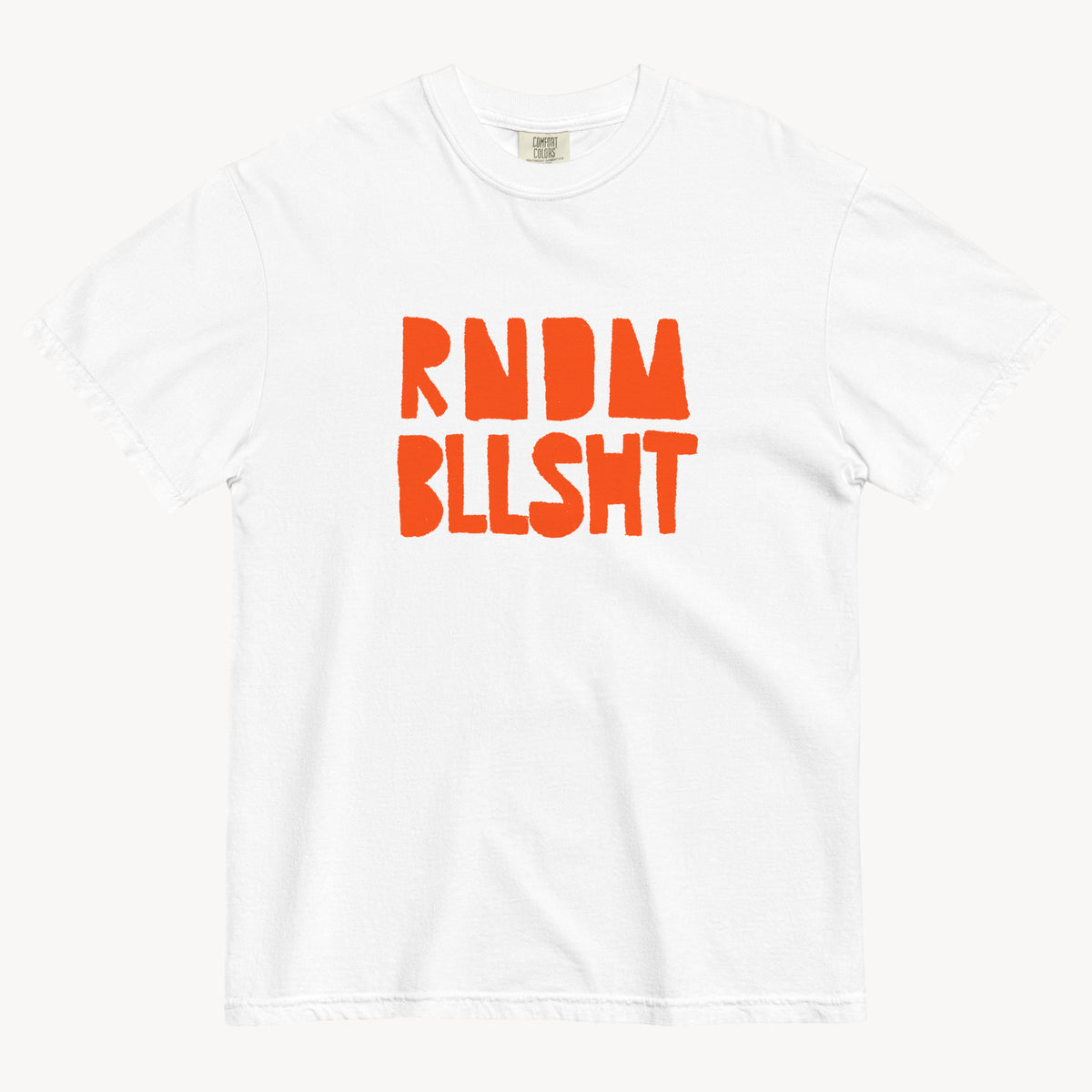RNDM BLLSHT Print - Heavy Cotton T-Shirt – Weiß