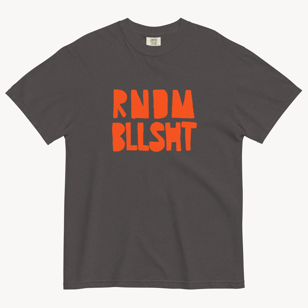 RNDM BLLSHT Print - Heavy Cotton T-Shirt – Vintage Black