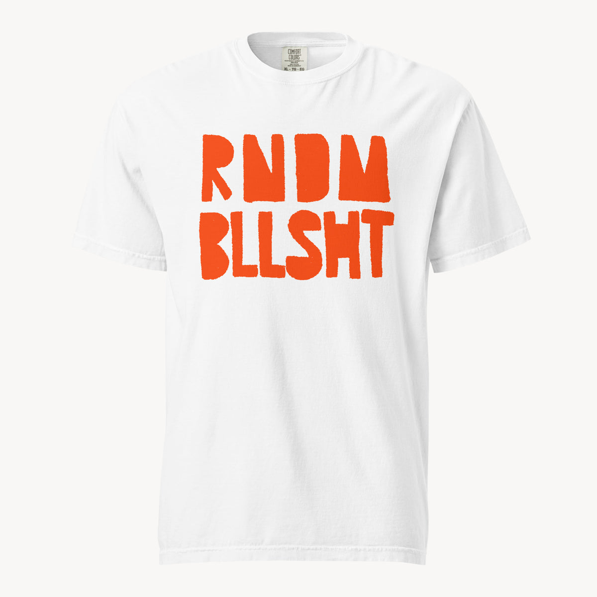 RNDM BLLSHT Print - Heavy Cotton T-Shirt – Weiß
