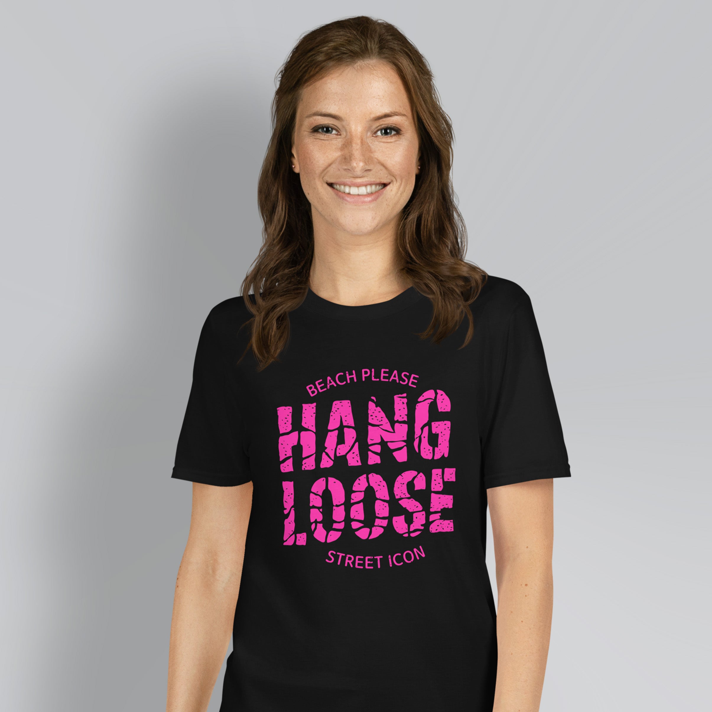 Hang Loose (Pink) - T-Shirt - Street Icon