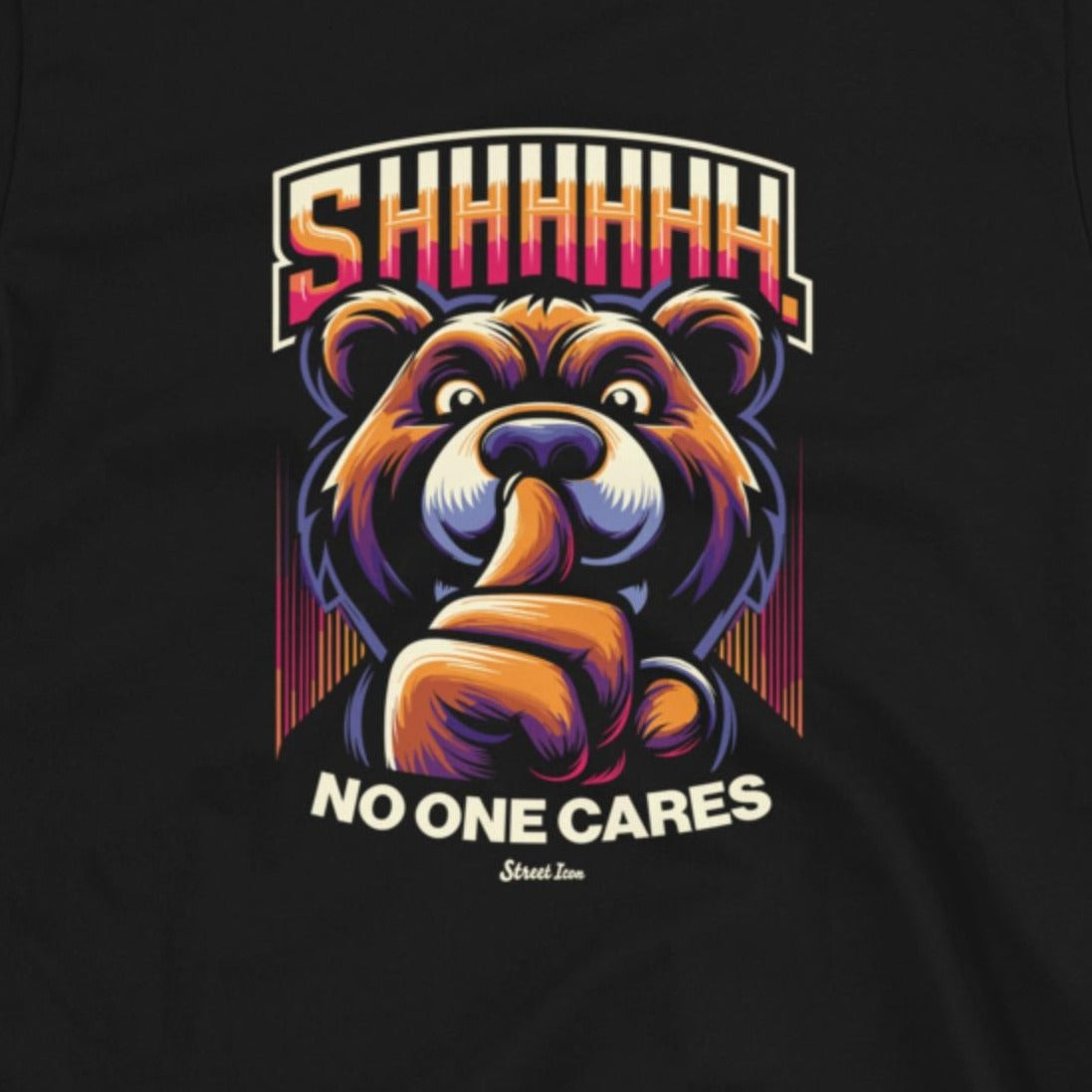 Shhh Bear - T-Shirt