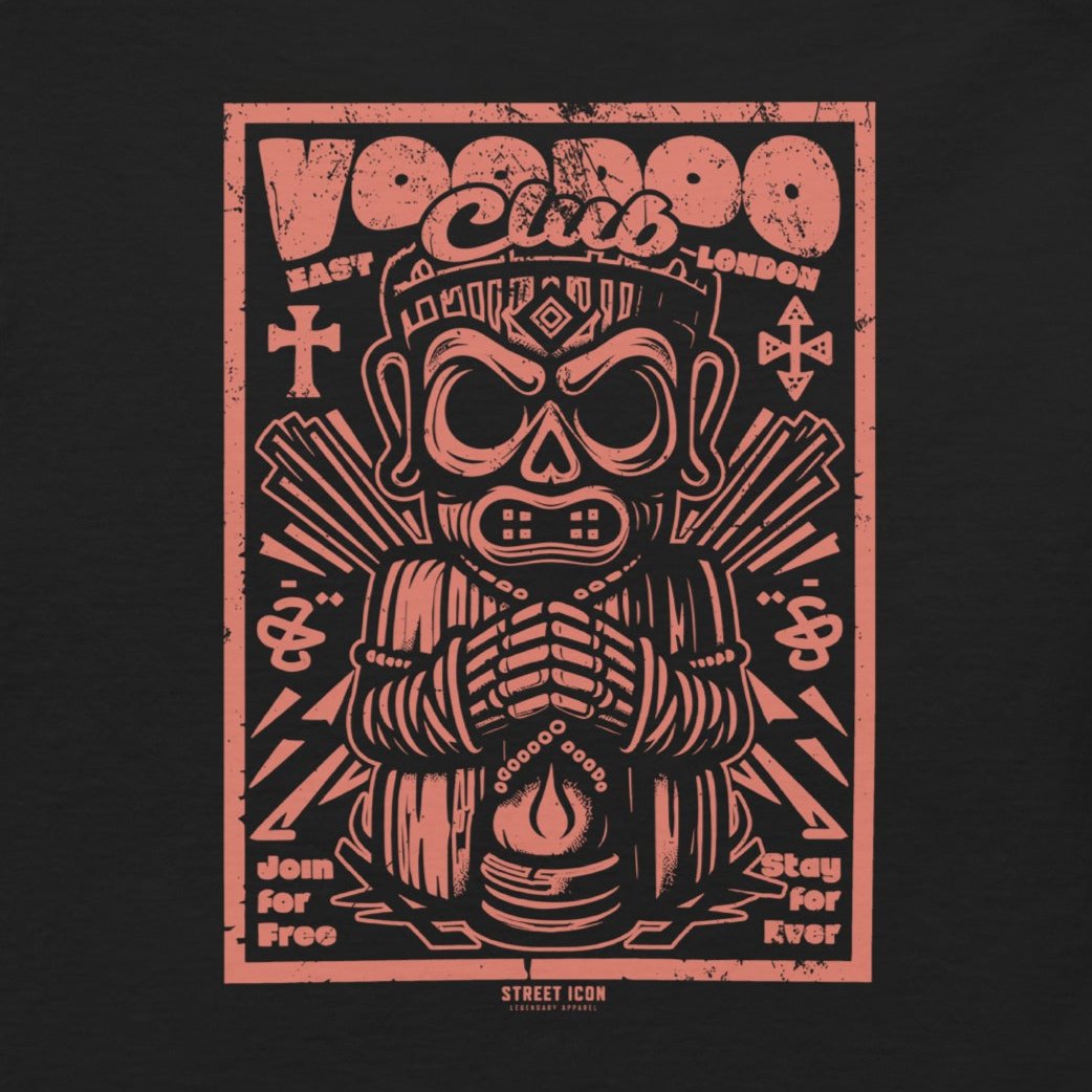 Voodoo Club - T-Shirt mit Backprint - Street Icon