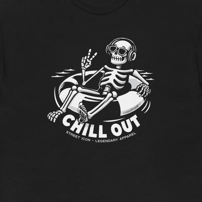 Chill Out Skeleton - Classic T-Shirt