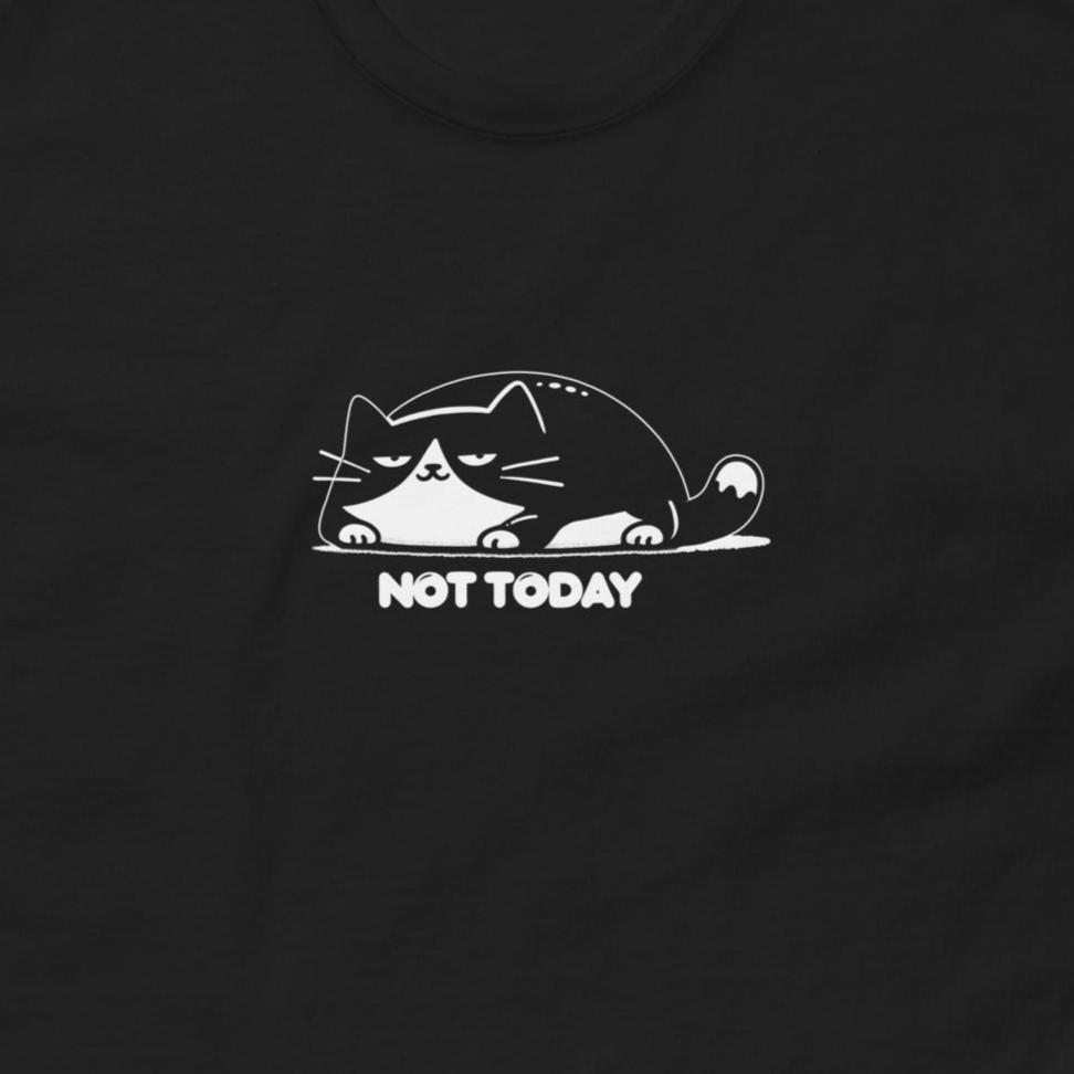 Not Today Cat T-Shirt - Street Icon