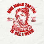 One More Tattoo - T-Shirt mit Backprint - Street Icon