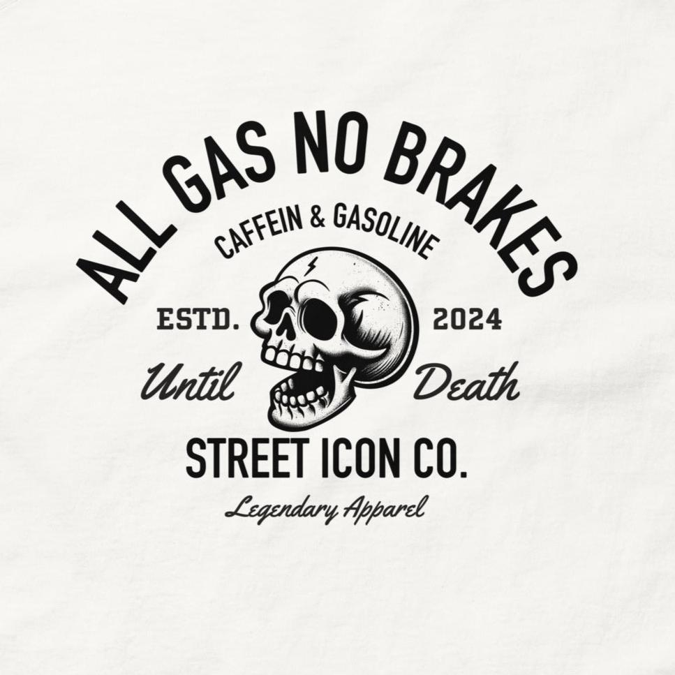 Gasoline Skull - T-Shirt - Street Icon