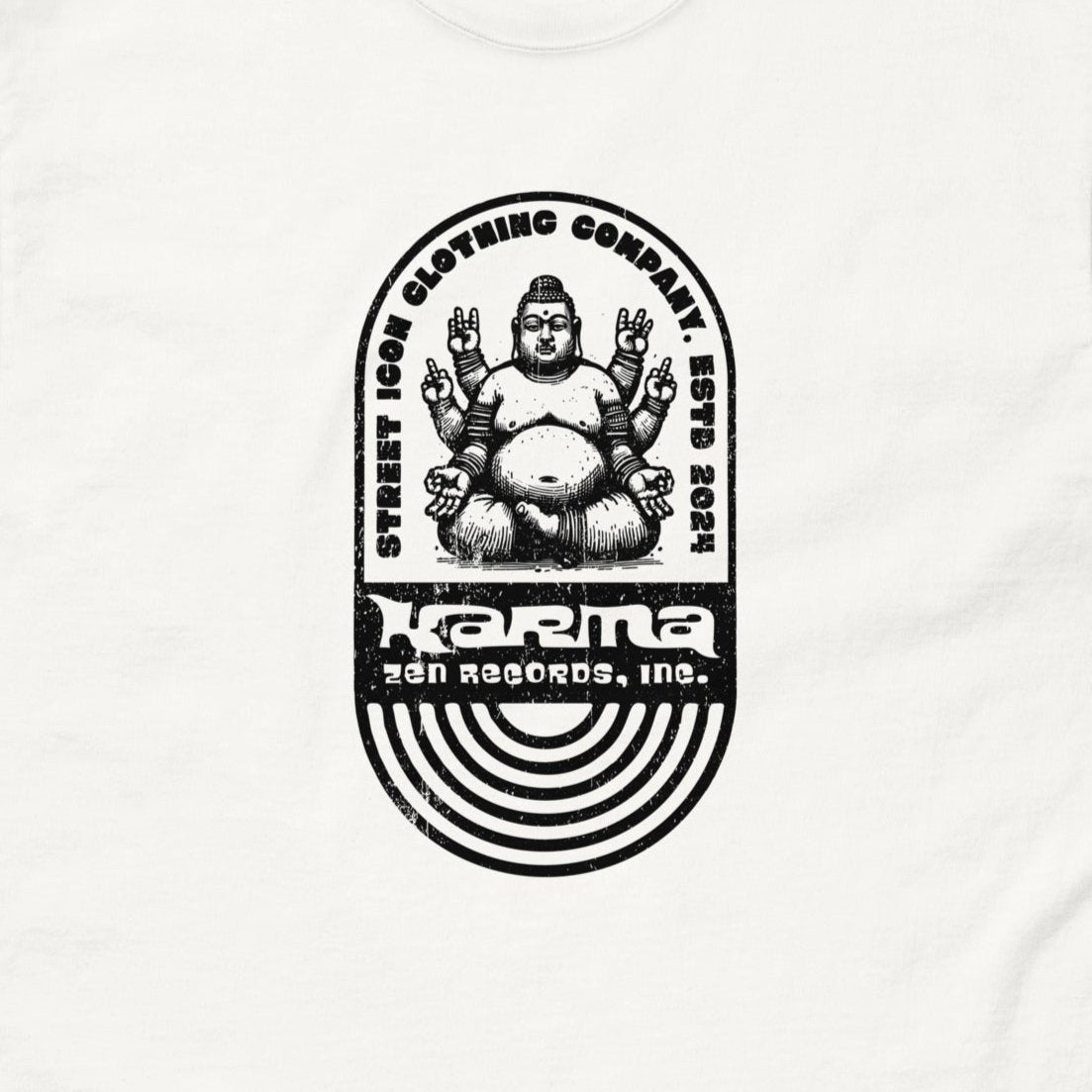 Karma Buddha Classic T-Shirt - Street Icon