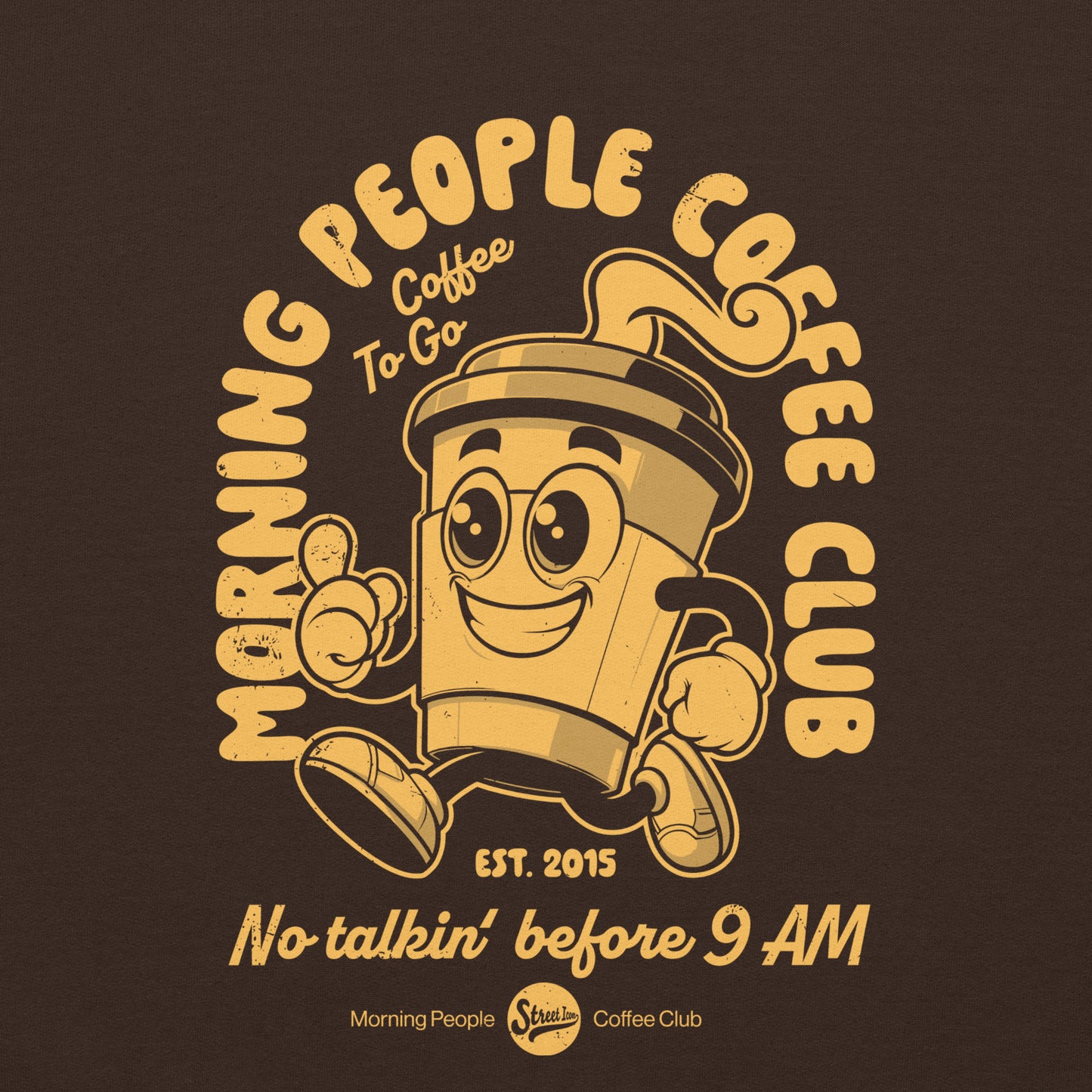 Coffee Club - Classic T-shirt with back print