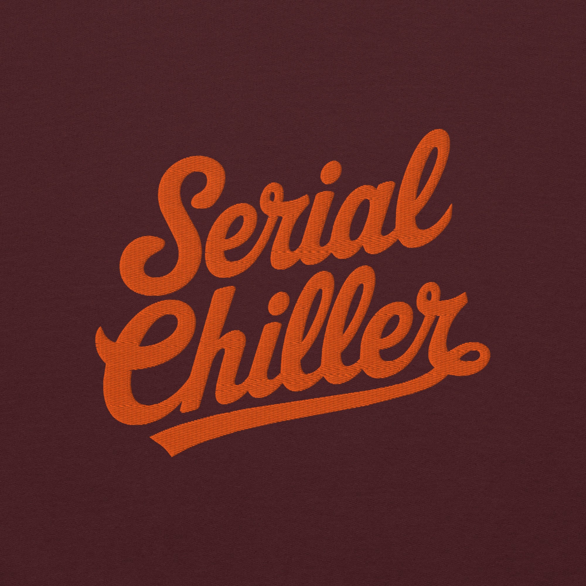Serial Chiller Hoodie mit Stickerei - Street Icon