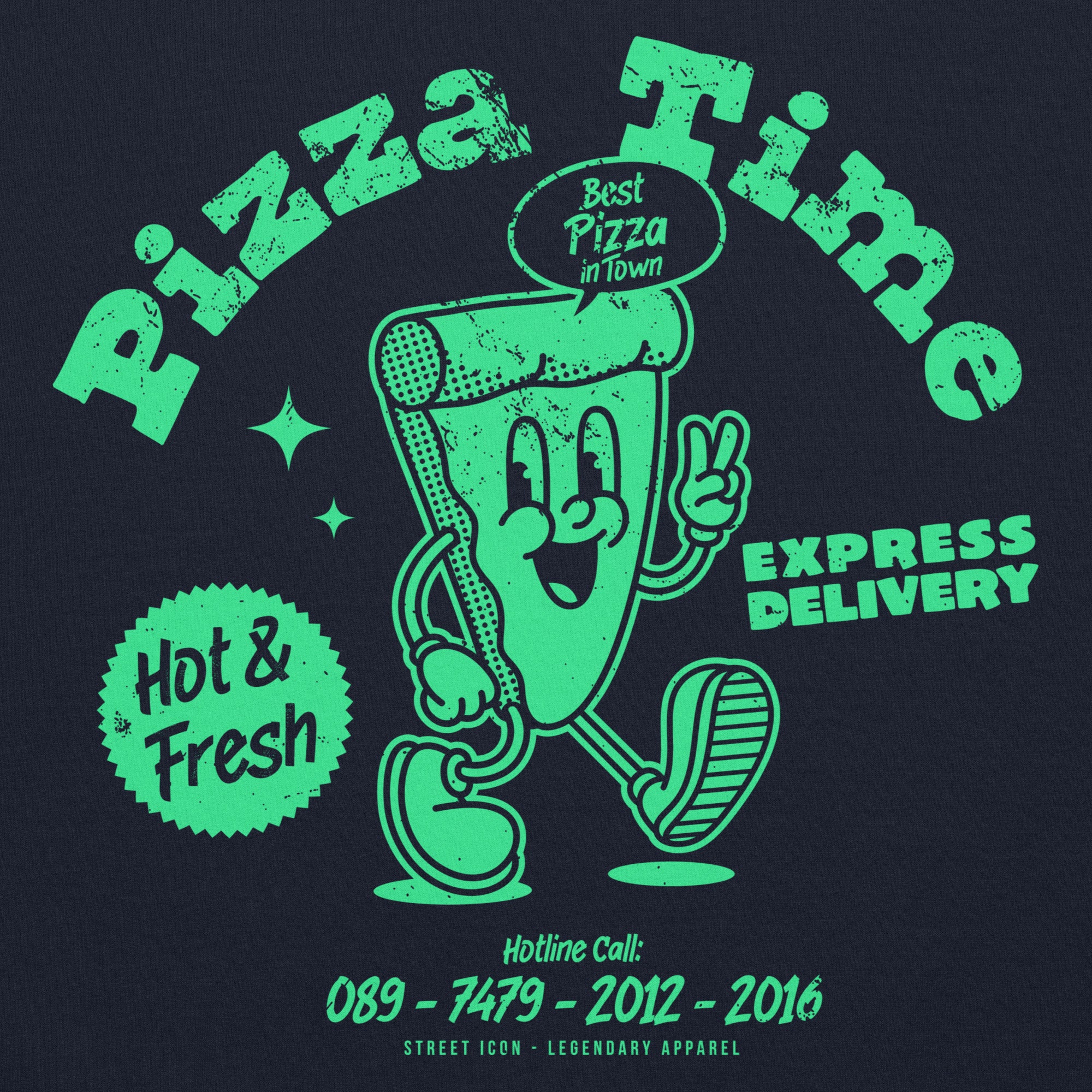 Pizza Time Hoodie - Street Icon
