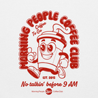 Coffee Club - T-Shirt mit Backprint - Street Icon