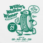 Willie's Walkin' Wiener - Hoodie - Street Icon