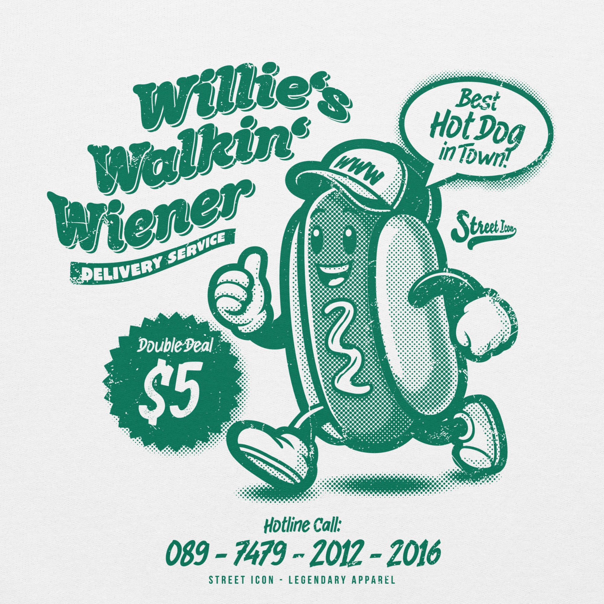 Willie's Walkin' Wiener - Hoodie - Street Icon