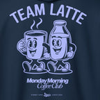 Team Latte - Zip Hoodie mit 2-seitigem Druck - Street Icon