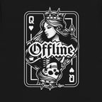Offline Queen - Premium T-Shirt mit 2-seitigem Druck - Street Icon