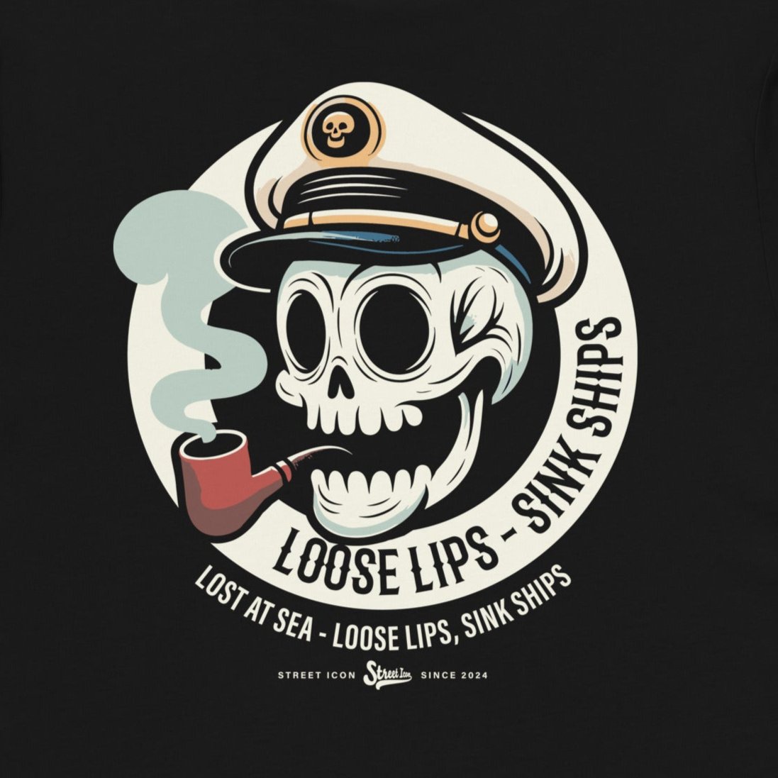 Loose Lips - Premium T-Shirt mit 2-seitigem Druck