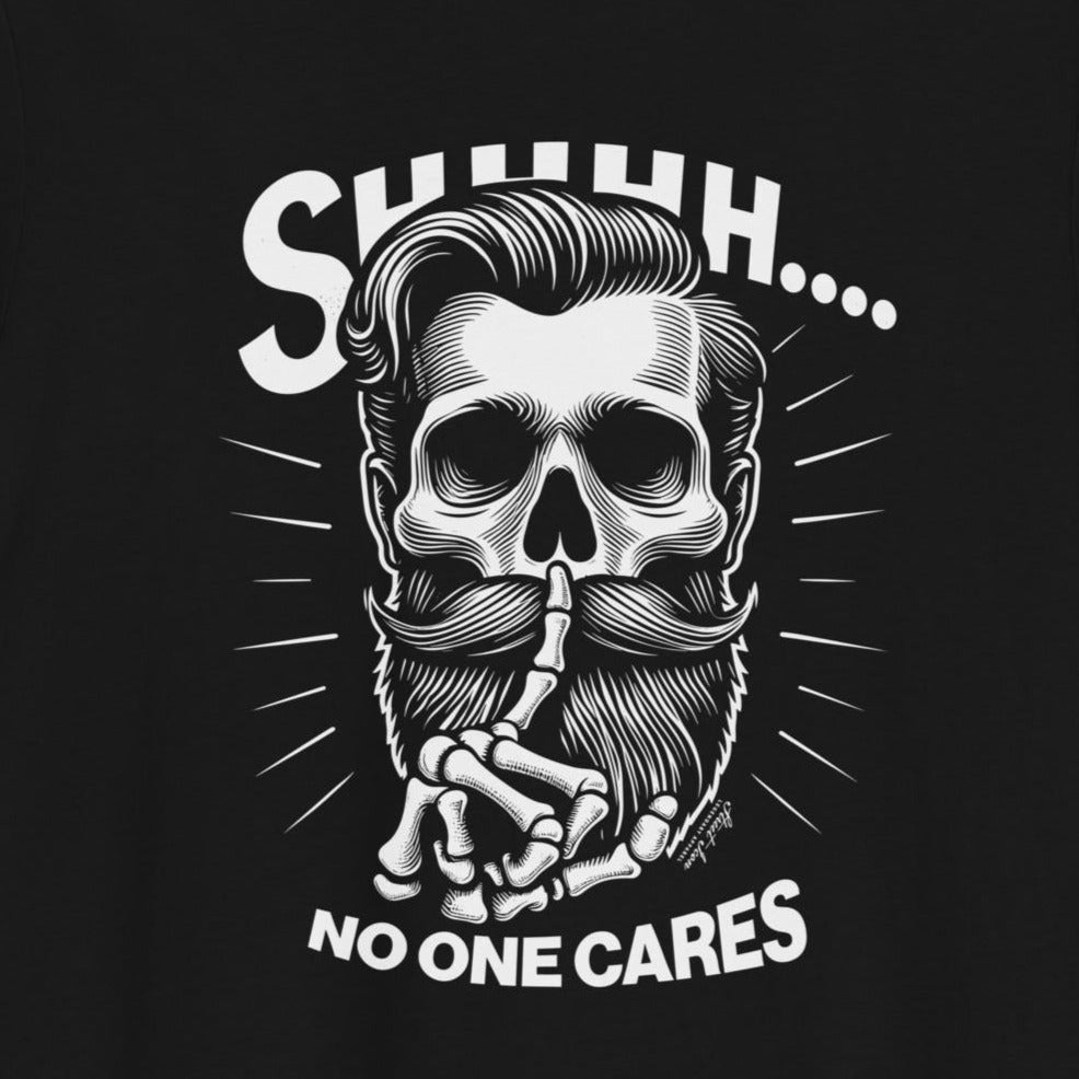 Shh Skullface - Premium T-Shirt - Street Icon