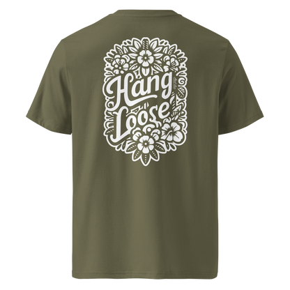 Hang Loose Emblem - Premium T-Shirt with Back Print