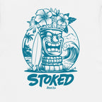 Stoked Totem | Premium T-Shirt mit Back Print - Street Icon