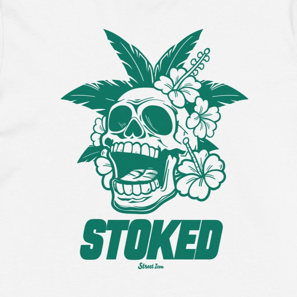 Stoked Skull - Premium T-Shirt - Street Icon