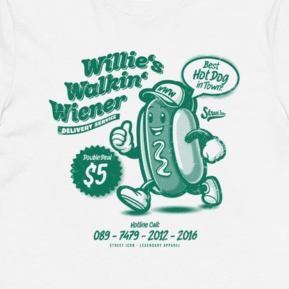 Willie's Walkin' Wiener - Premium T-Shirt