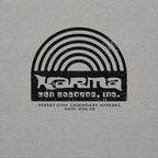 Karma Buddha Premium Hoodie mit 2-seitigem Print - Street Icon