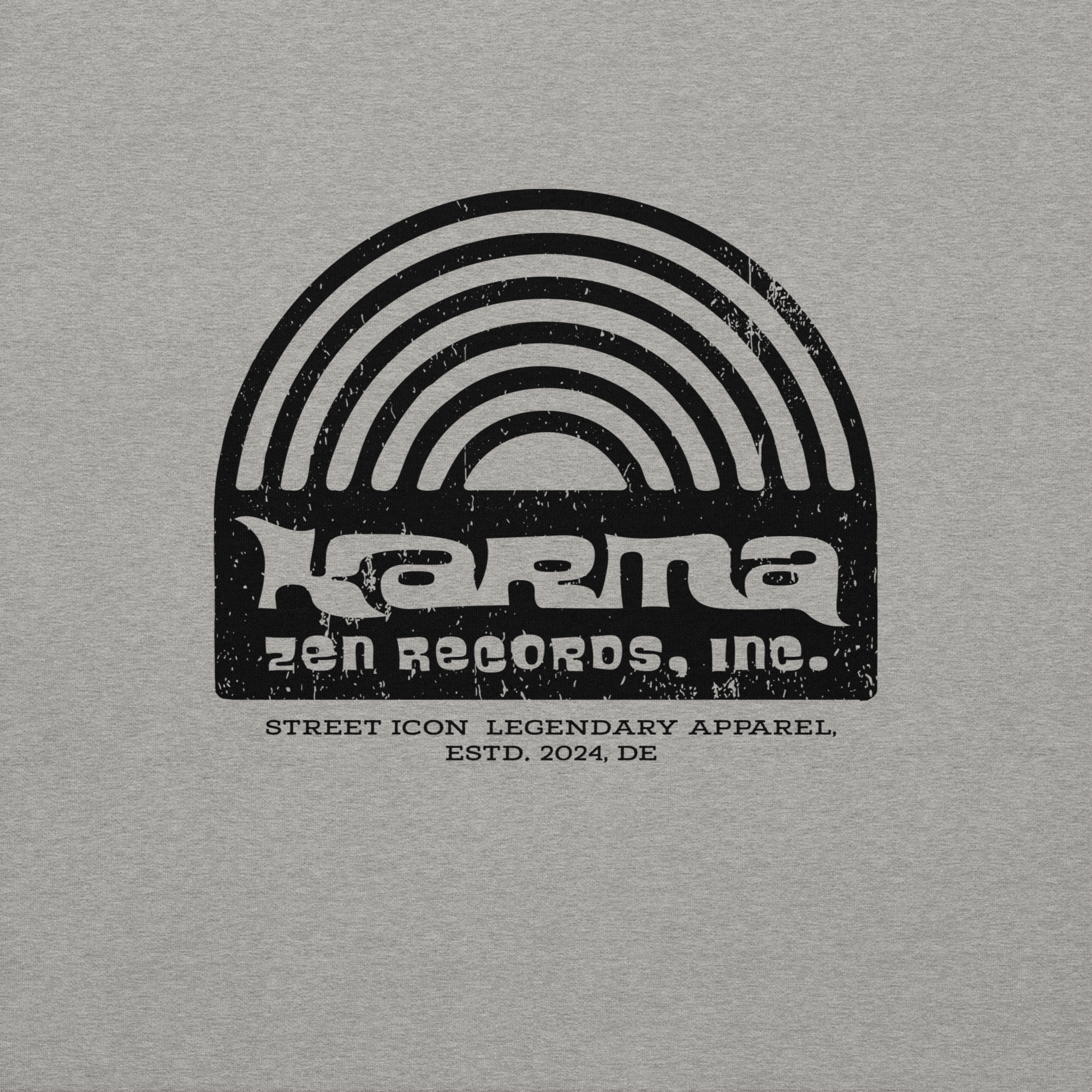 Karma Buddha Premium Hoodie mit 2-seitigem Print - Street Icon