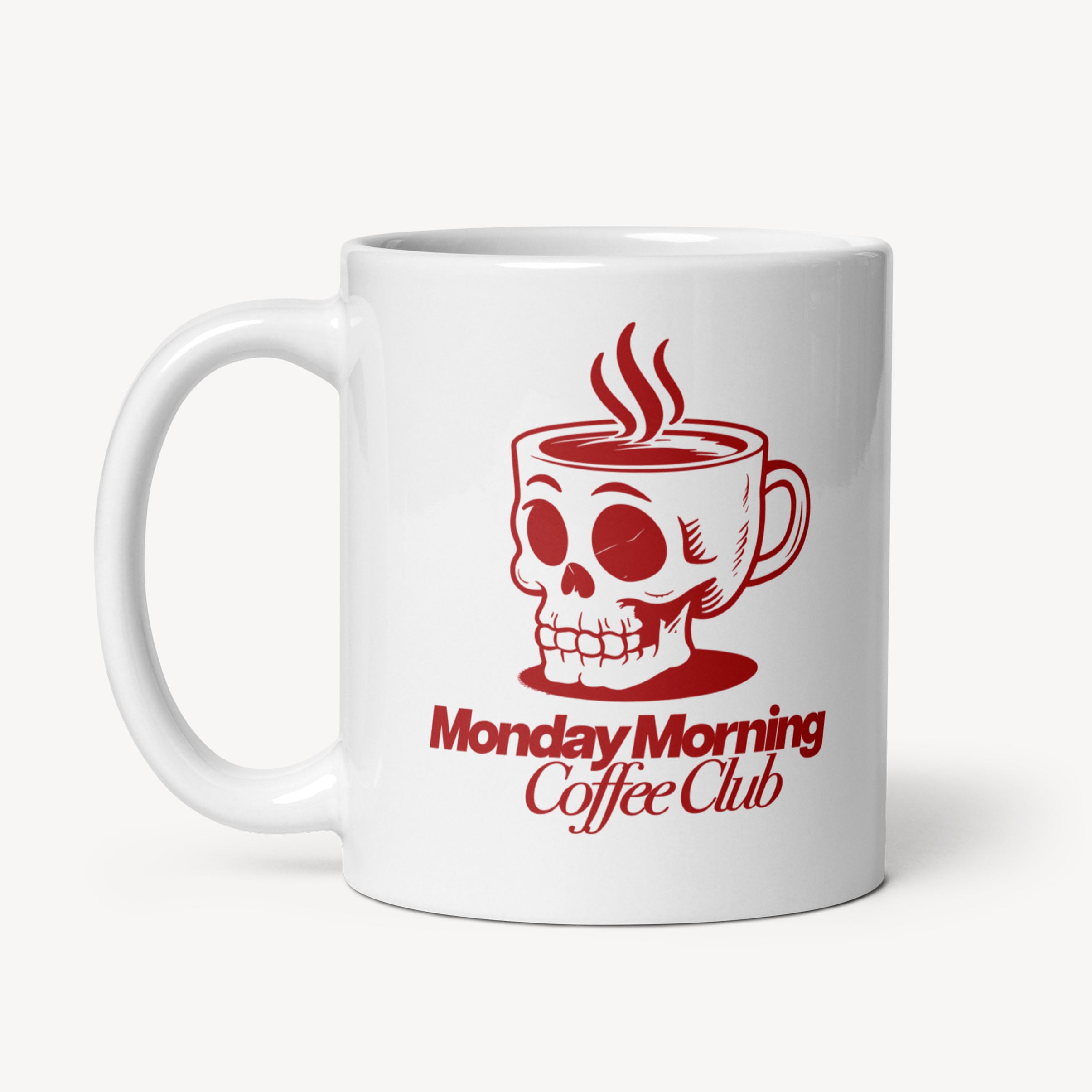 Monday Morning Coffee Club Tasse mit 2-seitigem Print - Street Icon