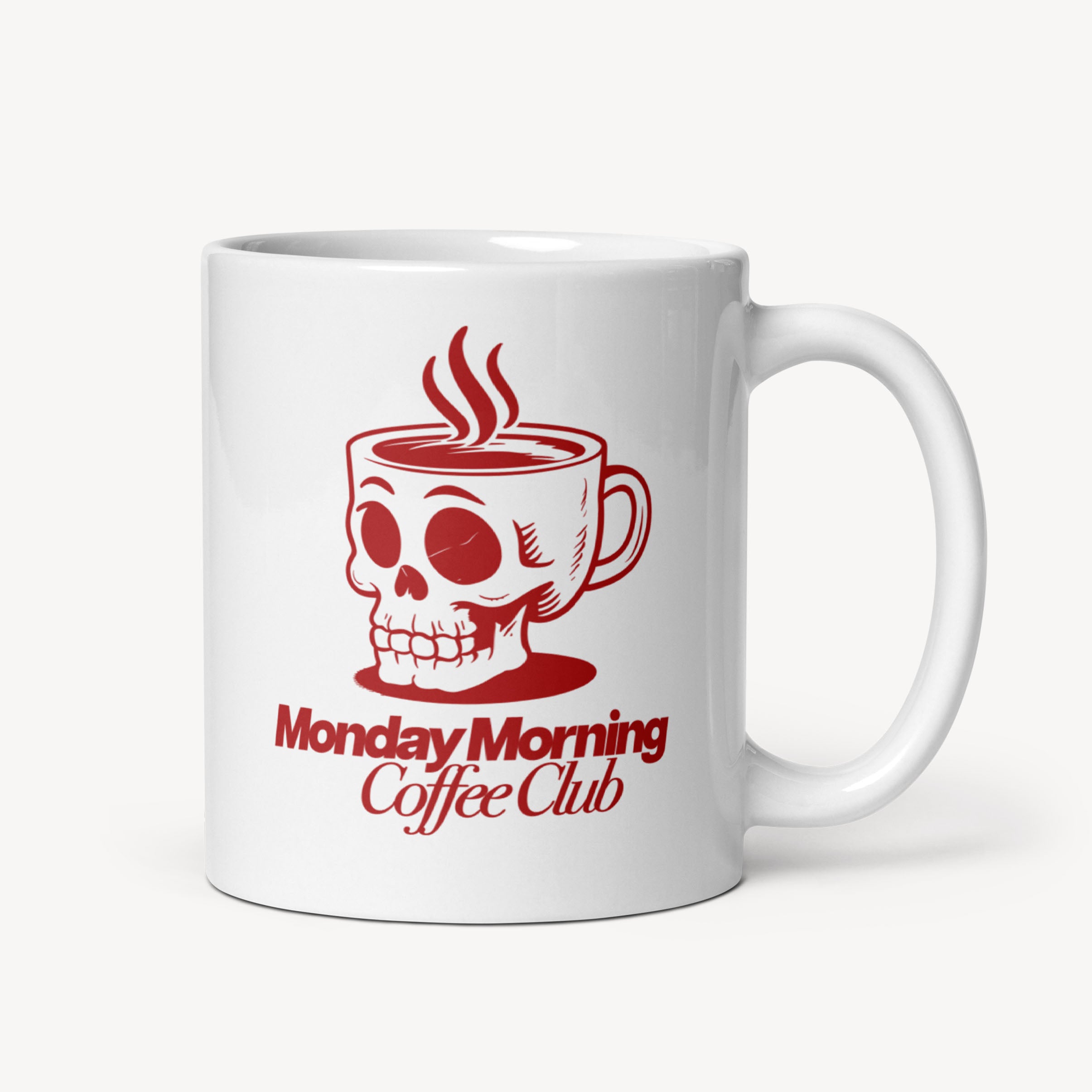 Monday Morning Coffee Club Tasse mit 2-seitigem Print - Street Icon
